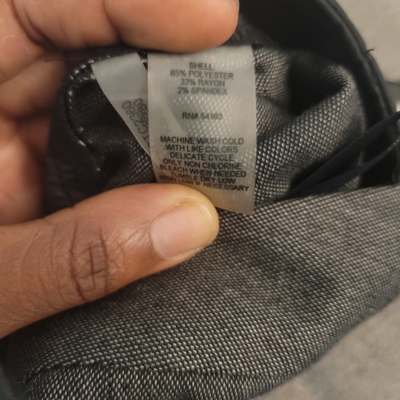 Calvin Klein Dark Grey Work Career Pants Trousers Size 8 - Picture 4 of 5